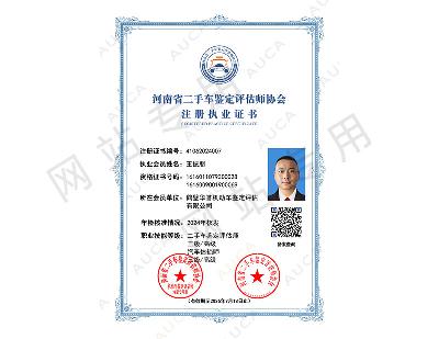 注册执业证书——王振朋