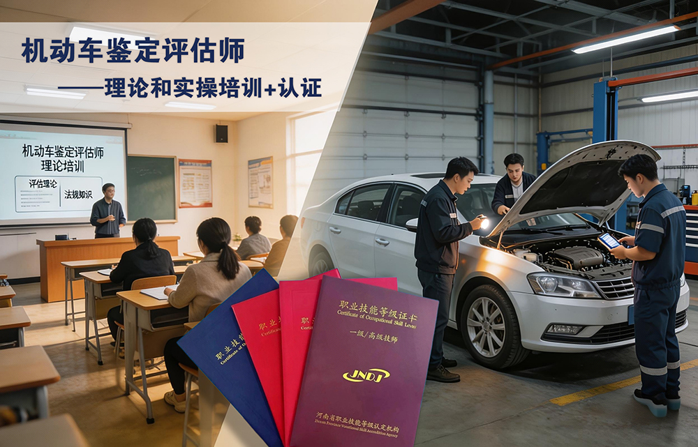 河南省机动车鉴定评估师国家职业技能培训班招生简章